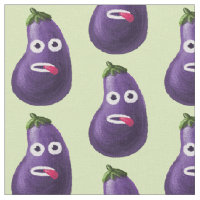 Funny Cartoon Eggplant Pattern