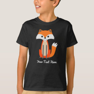 Funny Cartoon Fox Customized T-Shirt