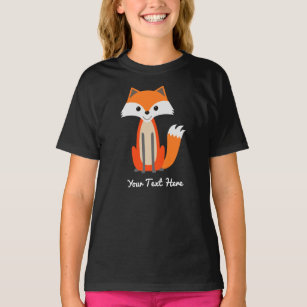 Funny Cartoon Fox Customized T-Shirt