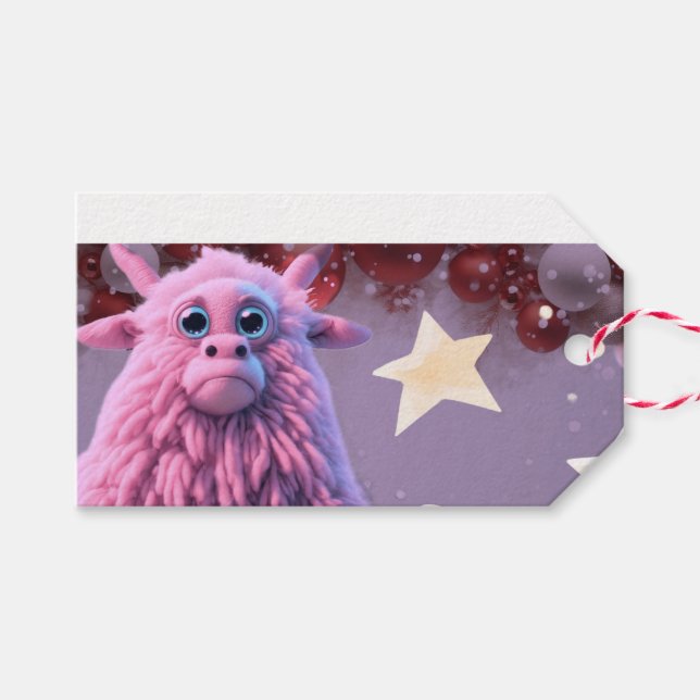 Funny cartoon gift tags (Front (Horizontal))