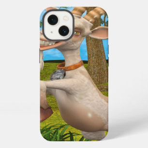 Funny Cartoon Goat Garden Animal Art iPhone 13 Case