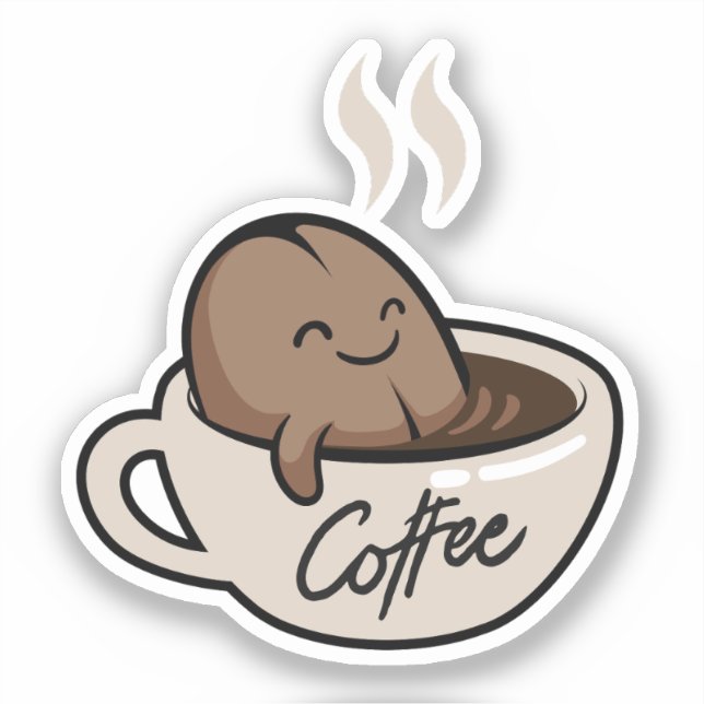 Funny cartoon in coffee mug Humour Scrapbook (Front)