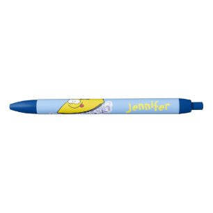 Funny cartoon iron laundry illustration black ink pen