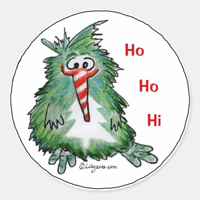Funny Cartoon Kiwi Bird 2 Round Sticker (Front)