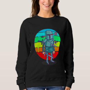 Funny Cartoon Knight Sweatshirt