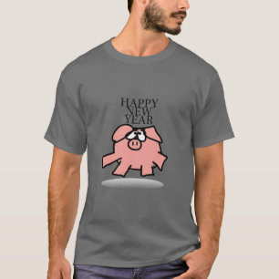 Funny Cartoon Pig Year 2019 Man T-shirt