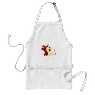 Funny Cartoon Rooster Standard Apron