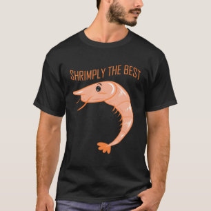 Funny Cartoon Shrimp Lover Seafood Gift For Culina T-Shirt