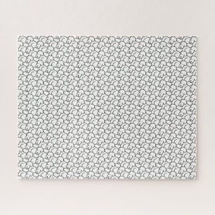 Funny Cartoon Sitting Dogs Jigsaw Puzzle