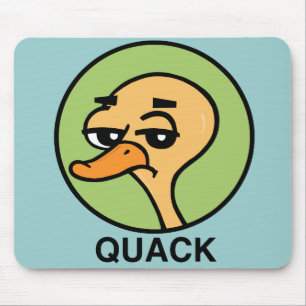 FUNNY CARTOON STYLE DUCK MOUSE PAD