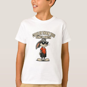Funny Cartoon Tee Cool Bunny T-Shirt
