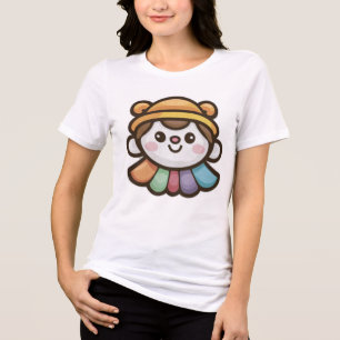 Funny Cartoon Tri-Blend Shirt