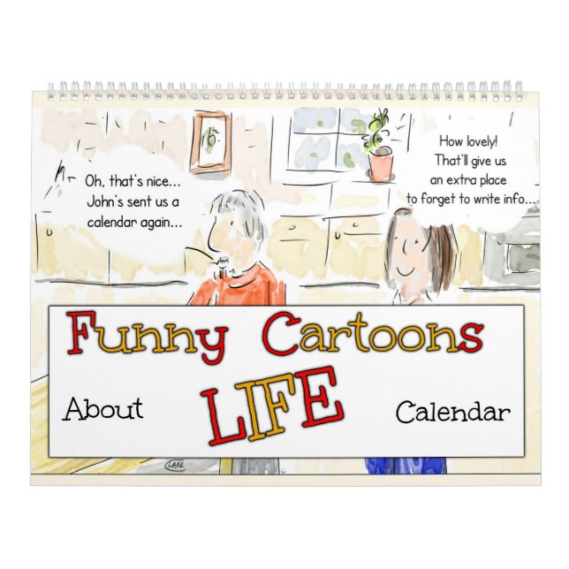 Funny Cartoons About Life Calendar (Cover)