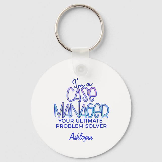 Funny Case Manager  Keychain (Front)