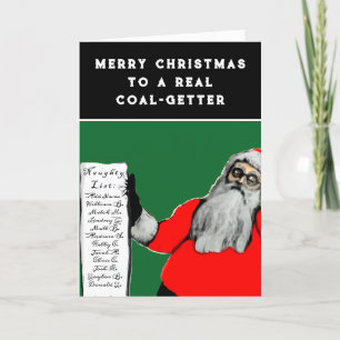 funny cash gift holiday card