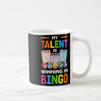 Funny Casino Equipment For Bingo Player Men Women Coffee Mug