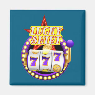 Funny Casino Slot Machine Jackt Lucky Magnet