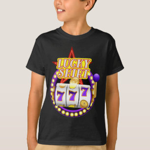 Funny Casino Slot Machine Jackt Lucky T-Shirt