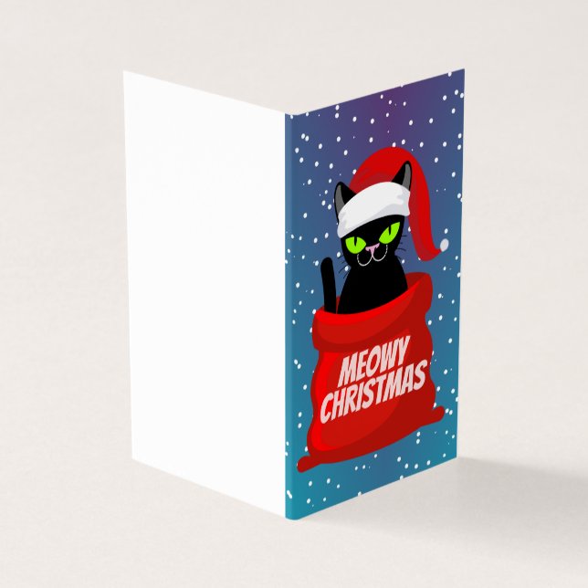 Funny Cat 25 Pack Cartes de Noël (Outside)