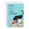 Funny Cat 9 Lives Personalized Birthday 