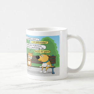 Funny Cat and Dog Coffee Mug