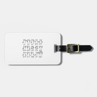 Funny Cat And Math, Cat And Algebra Lover, Funny C Luggage Tag