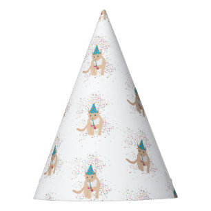 Funny Cat Animals Having a Party Party Hat