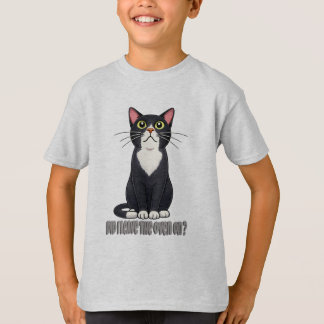 Funny Cat Anxiety – Did I Leave the Oven On T-Shirt