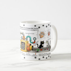 Funny Cat Assembly Machine Mug