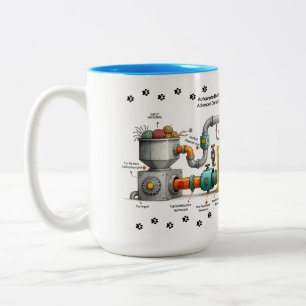 Funny Cat Assembly Machine Mug