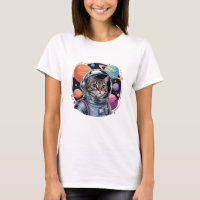 Funny Cat Astronaut In Space
