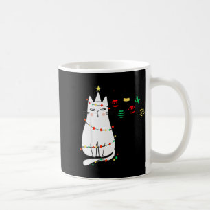 Funny Cat Ball Buster Christmas Humor  Coffee Mug
