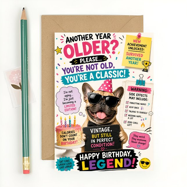 Funny Cat Birthday Card (Creator Uploaded)