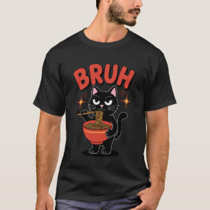 Funny Cat Bruh For Teens Boys Girls Men Women Meme T-Shirt