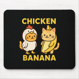 Funny Cat Chicken Nana Mouse Pad
