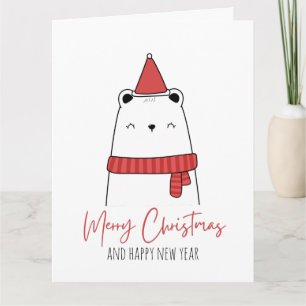 Funny cat christmas  card