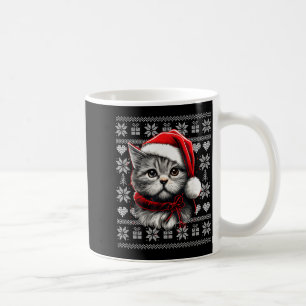 Funny Cat Christmas Shirts Men Women Cats Lover Ug Coffee Mug