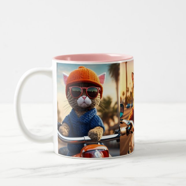 Funny Cat Coffee Mug  (Left)