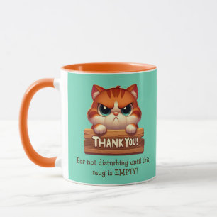 Funny Cat Coffee Mug - Customizable