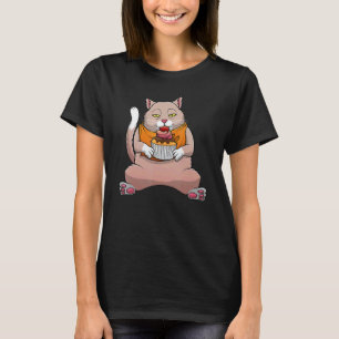 Funny Cat Cupcake For Men Women Bake Baking Foodie T-Shirt
