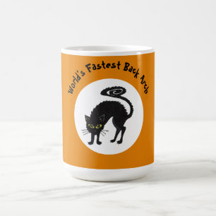 Funny Cat,Cute Cat,World's Fastest Back Arch Mug