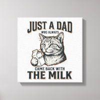 Funny Cat Dad Came Back With The Milk Vintage Shir