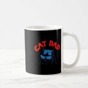 Funny Cat Dad Club 2 Sided Life Is Better With Cat Coffee Mug