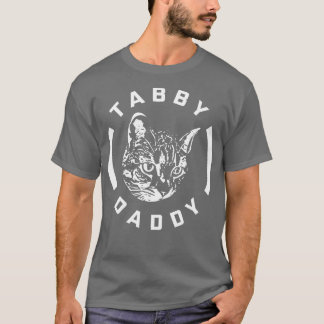 Funny Cat Dad Tabby Daddy Tabby Cat T-Shirt