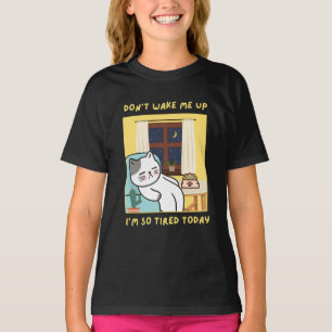 funny cat design for kids- trendy design for fun T-Shirt