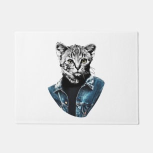 Funny Cat Doormat