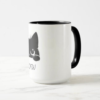 Funny Cat Drinking Coffee Cute Coffee Mug