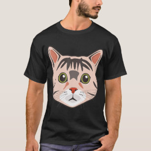 Funny Cat Face Meowdy Cute Kitten Cat Meme T-Shirt