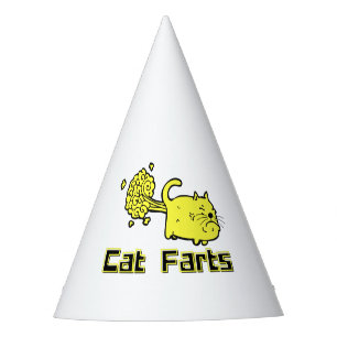 Funny Cat Farts Party Hat