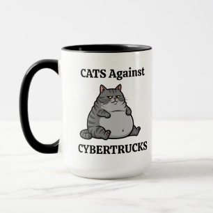 Funny Cat Feminist Coffee Friend Mom Coworker Gift Mug